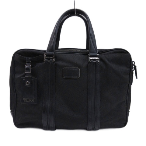 TUMI 2WAY ビジネスバッグ　レザー　ナイロン　ブラック トゥミ TUMI 2WAY ブリーフケース ビジネスバッグ ショルダー 黒
