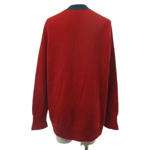 シャネル CHANEL カーディガン ココマーク 長袖 カシミヤ100 レッド 赤  