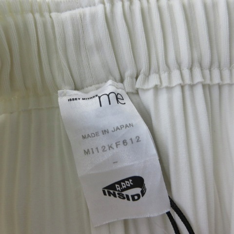 未使用品 ミーイッセイミヤケ me ISSEY MIYAKE MI12-KJ612 プリーツ  
