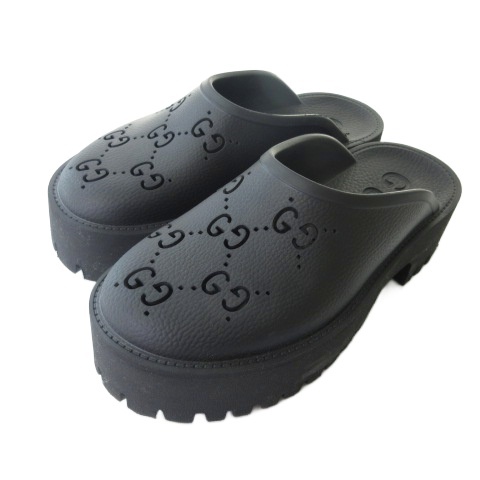 グッチ GUCCI 663577 サンダル シューズ ラバー スリッポン パーフォ