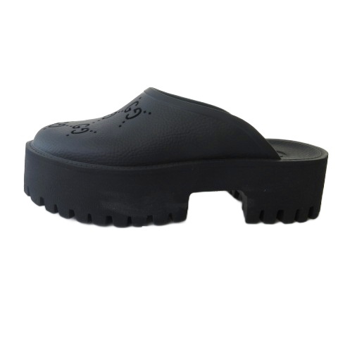 GUCCI ラバースリッポン サンダル GUCCI グッチ パーフォレーテッドGG