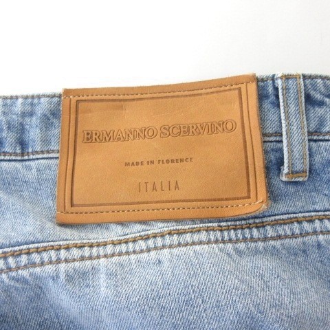 エルマノシェルビーノ ERMANNO SCERVINO デニムパンツ ジーンズ リペア  