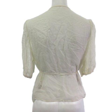 グレースクラス GRACE Class パフスリーブ刺繍ブラウス シャツ 半袖  