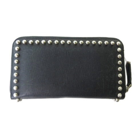 フェンディ FENDI 8M0299 カールラガーフェルド スタッズ 長財布  