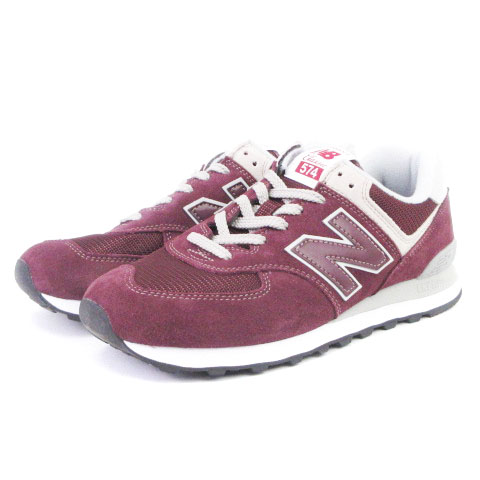 ニューバランス New Balance スニーカー スエード Ml574egb バーガンディ 28 シューズ 靴 Sm メンズ 002 ベクトルパーク