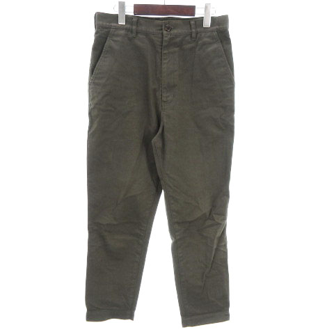 コムデギャルソンオム Comme Des Garcons Homme パンツ テーパード チノ ハイウエスト コットン 緑系 カーキ Xs Sm メンズ 002 ベクトルパーク
