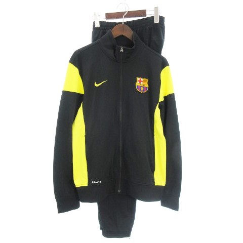 ナイキ Nike ジャージ 上下セット Fcバルセロナ サッカー フットボール 010 黒系 ブラック系 L Sm メンズ 002 ベクトルパーク