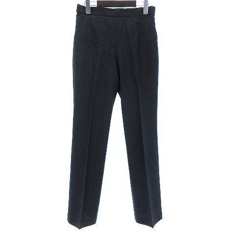 ジュンヤワタナベ Junya Watanabe Comme Des Garcons パンツ スラックス 両サイドファスナー 無地 ウール Jp m チャコールグレー M Sm レディース 002 ベクトルパーク