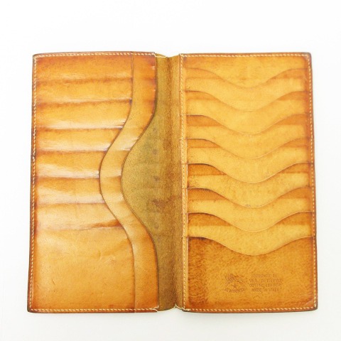 イルビゾンテ Il Bisonte 長財布 札入れ レザー 小銭入れなし 茶 ブラウン系 ウォレット Sm メンズ 002 ベクトルパーク