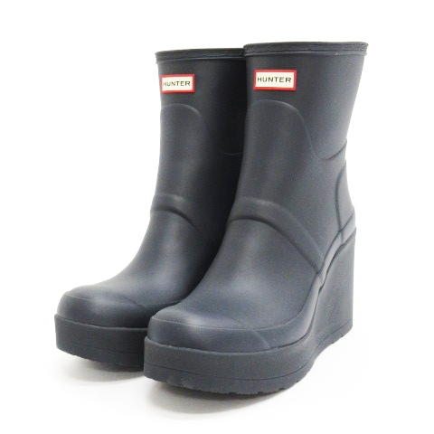 ハンター Hunter レインブーツ 長靴 ショート ミッド ウエッジ ラバー Wfp1065rma ネイビー 紺 Uk6 靴 Sm レディース 002 ベクトルパーク