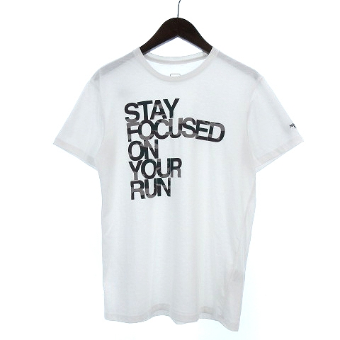 ザノースフェイス The North Face ランニングシャツ Tnfメッセージ Tシャツ 半袖 丸首 プリント ロゴ Nt 白 ホワイト L Sm メンズ 002 ベクトルパーク