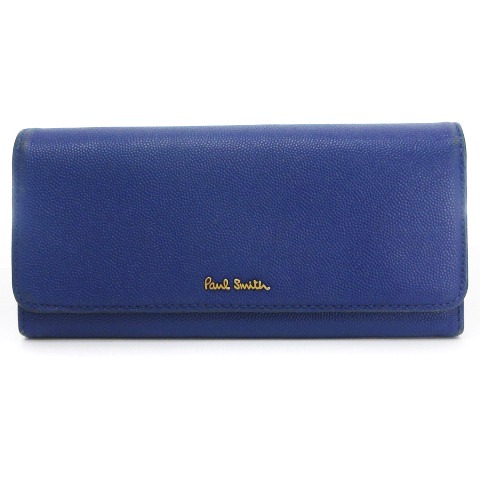 ポールスミス Paul Smith 長財布 フラップ レザー 青 ブルー系 ウォレット Sm レディース 002 ベクトルパーク ポールスミス Paul Smith 長財布 フラップ レザー 青 ブルー系 ウォレット Sm レディース 002 ベクトルパーク
