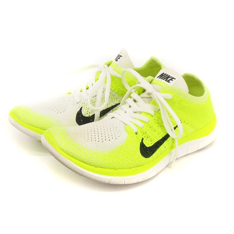 ナイキ Nike Free Flyknit4 0 スニーカー シューズ ランニング 陸上 103 蛍光黄緑 24 5 靴 Sm レディース 002 ベクトルパーク
