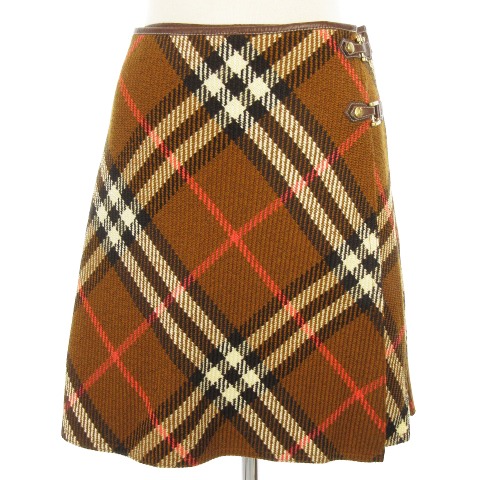 バーバリーブルーレーベル BURBERRY BLUE LABEL ラップ スカート ノバ  
