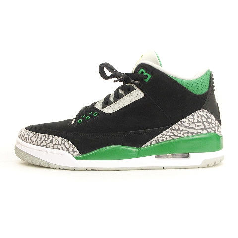 ナイキ NIKE 美品 AIR JORDAN 3 RETRO PINE GREEN エアジョーダン 