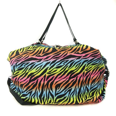 レスポートサック LesportSAC ボストンバッグ 2way ショルダー ゼブラ 
