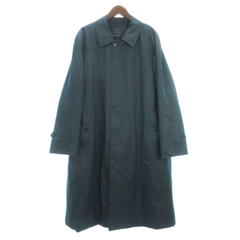 バーバリーロンドン カシミヤ BURBERRY バルマカーン コート 48 紺色