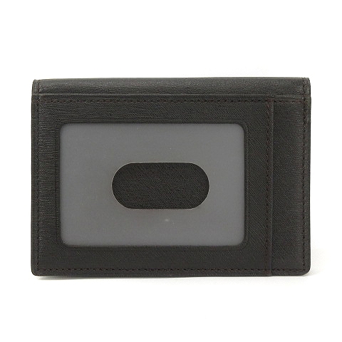 ダンヒル dunhill 美品 カードケース パスケース 二つ折り メタル 