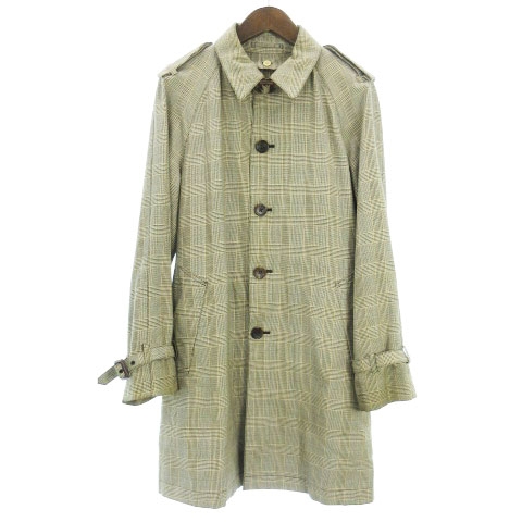 ポールスミス PAUL SMITH シングル トレンチコート ウール カシミヤ混 