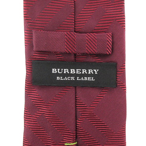 BURBERRY BLACK LABEL ネクタイ ノバチェック ピンク バーバリー