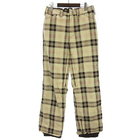 バートン BURTON スキーパンツ スノーボード ウェア チェック ナイロン  