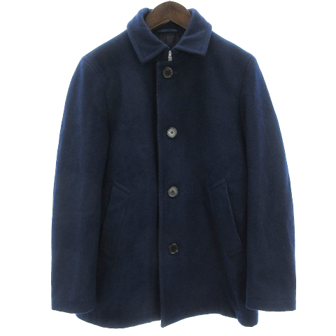 マッキントッシュフィロソフィー Mackintosh Philosophy Pコート シングル ジャケット メルトン ウール 無地 紺 ネイビー 36 アウター メンズ 002 ベクトルパーク マッキントッシュフィロソフィー Mackintosh Philosophy Pコート シングル ジャケット メルトン ウール 無地 紺 ネイビー 36 アウター メンズ 002 ベクトルパーク
