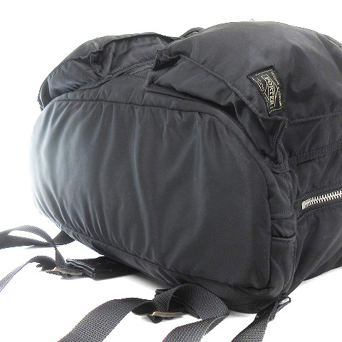 ポーター リュック 巾着 タンカー バックパック ロゴ 大容量 ナイロン 黒