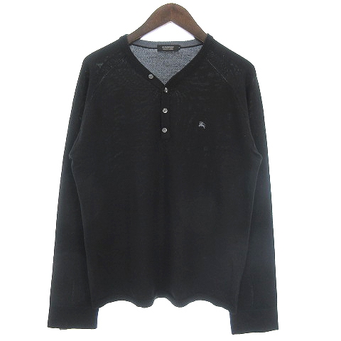 バーバリーブラックレーベル BURBERRY BLACK LABEL 美品 ニット 