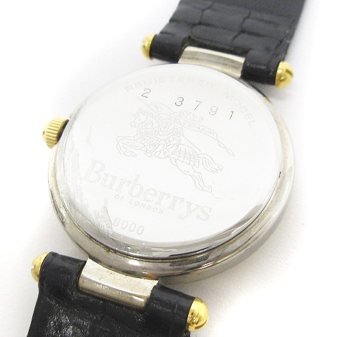バーバリーズ Burberrys 腕時計 アナログ クオーツ 8000 ローマ数字