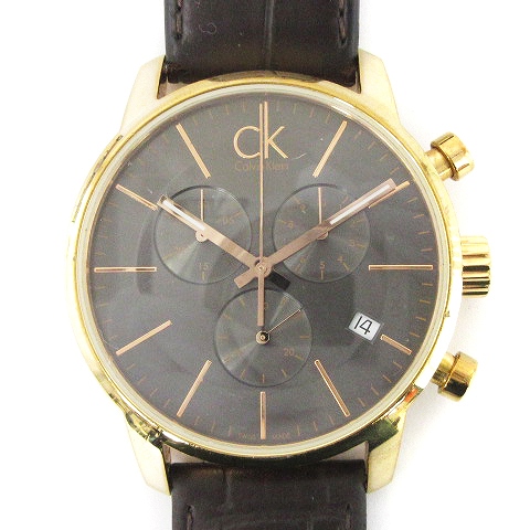 シーケーカルバンクライン ck Calvin Klein City 腕時計 クロノグラフ 