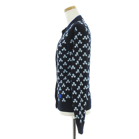 エルメス HERMES カーディガン ニット 長袖 丸首 クローバー セリエ  