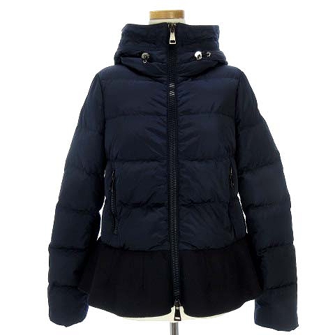モンクレール MONCLER 美品 ネセア NESEA ダウンジャケット 裾フリル 