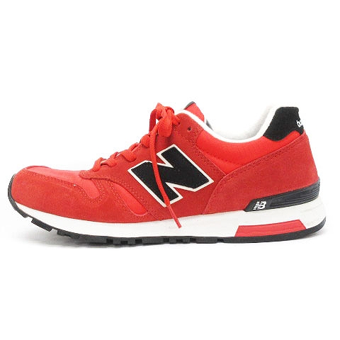 New Balance スパイクシューズ 赤/黒　27.5センチ サッカースパイク】New Balance シューズ 黒/赤 26.5cm - メルカリ