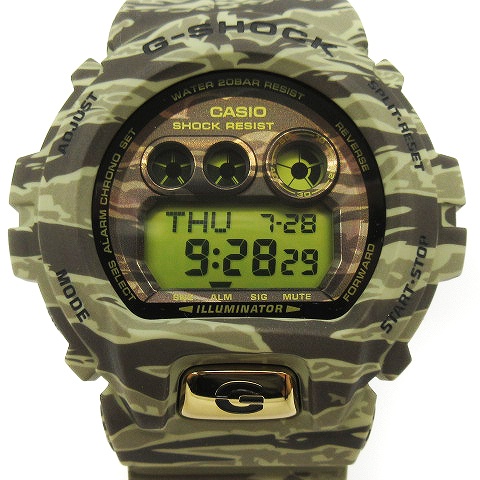カシオジーショック CASIO G-SHOCK 美品 カモフラージュ 迷彩 タイガー  