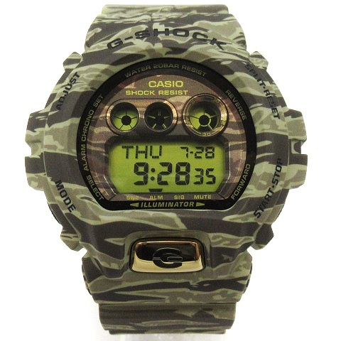 カシオジーショック CASIO G-SHOCK 美品 カモフラージュ 迷彩 タイガー 