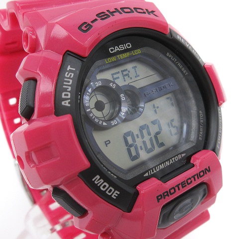 CASIO　G-SHOCK　GLS-8900 G-LIDE ピンク Casio G-Shock Protection GLS-8900 G-LIDE Hot Pink! Watch