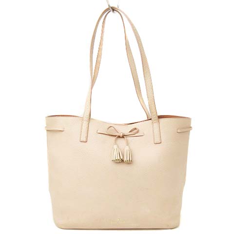 ケイトスペード：リボンタッセルレザートートバック 楽天市場】【未使用品】【バッグ】kate spade ケイトスペード