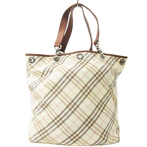 バーバリーブルーレーベル BURBERRY BLUE LABEL リバーシブル トート 