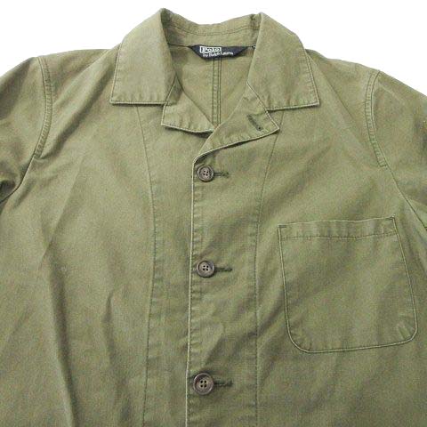 美品★ポロラルフローレン★カバーオール★ミリタリージャケット★カーキ★XXL POLO RALPH LAUREN】【アウター】ポロラルフローレン