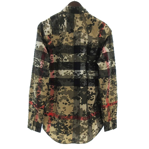 バーバリー BURBERRY 美品 近年モデル カモフラシャツ 長袖 ノバ 