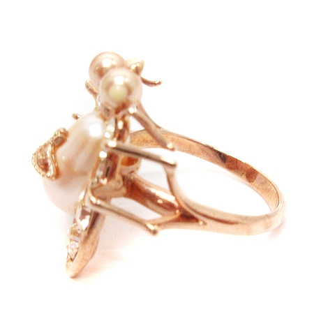 Vivienne Westwood ゴールド パール リング ゴールド（金色）系