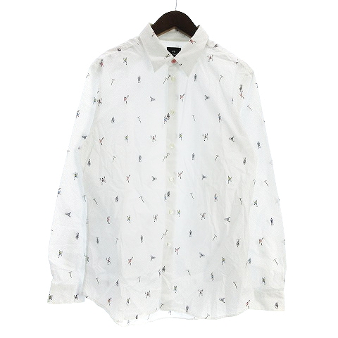 ポールスミス PAUL SMITH PS 20AW シャツ 長袖 クライミング柄 