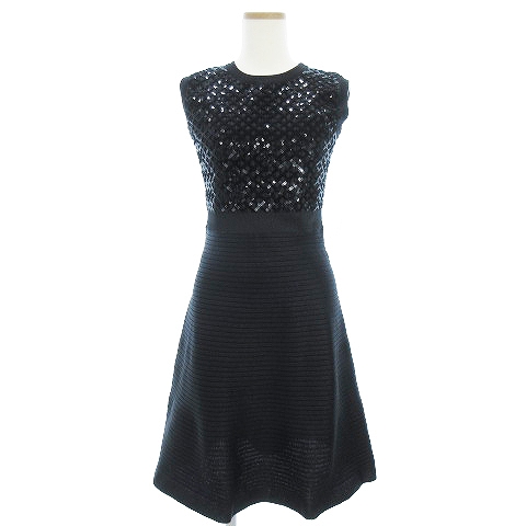 ルイヴィトン LOUIS VUITTON 美品 ワンピース ノースリーブ ひざ丈 