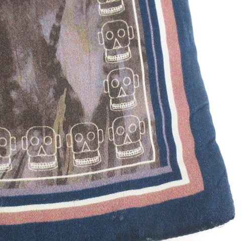 undercoverアンダーカバー カシミアマフラー ネイビー新品