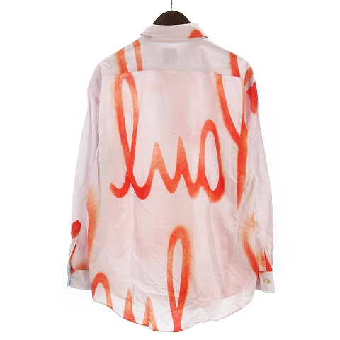 ポールスミス PAUL SMITH スプレー ロゴ プリント シャツ 長袖 113314 
