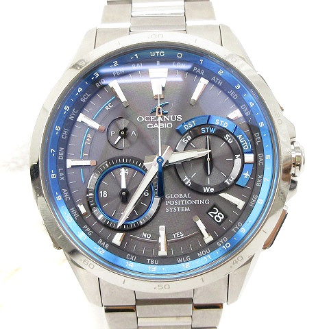 カシオ CASIO オシアナス GPS ハイブリッド 電波 ソーラー 腕時計 OCW 