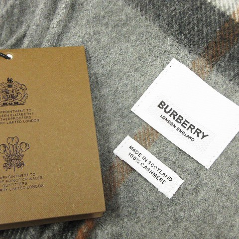未使用品 バーバリー BURBERRY タグ付き マフラー クラシックチェック