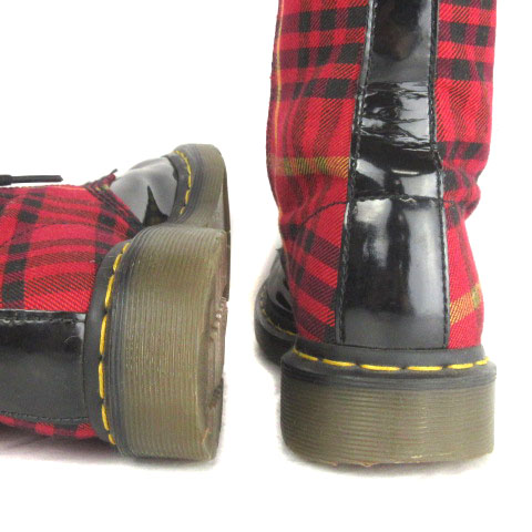 ドクターマーチン DR.MARTENS ロング ブーツ 14ホール レース