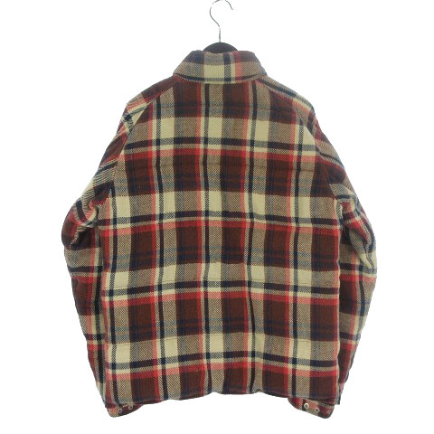 アベイシングエイプ A BATHING APE BAPE ラブジェネチェック ダウン 