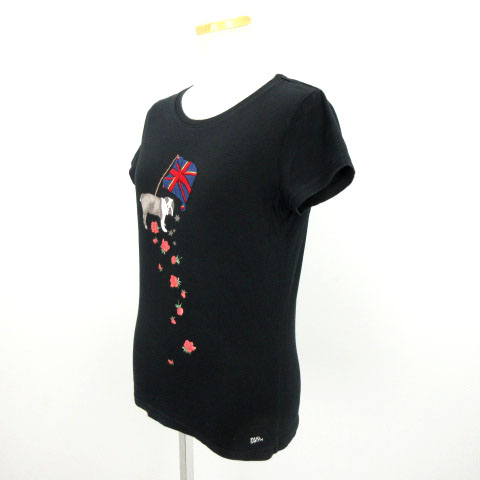 【新品】Paul Smith×ミャクミャク　Tシャツ　黒　Lサイズ（限定品） Paul Smith tシャツ Cropped Logo” 半袖Tシャツ / 153563 919T